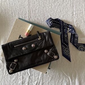 Balenciaga Motocross Giant 21 City Bag Envelope Clutch